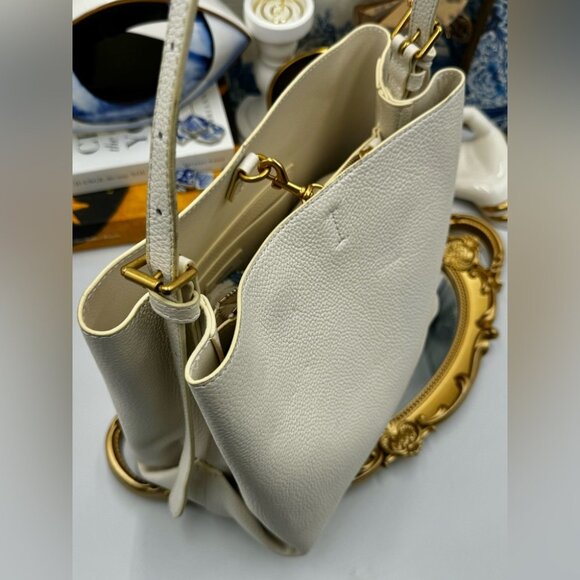 🆕 OROTON 🧿 NOWT Margot Hobo Shoulder Bag, Ivory - Picture 7 of 16